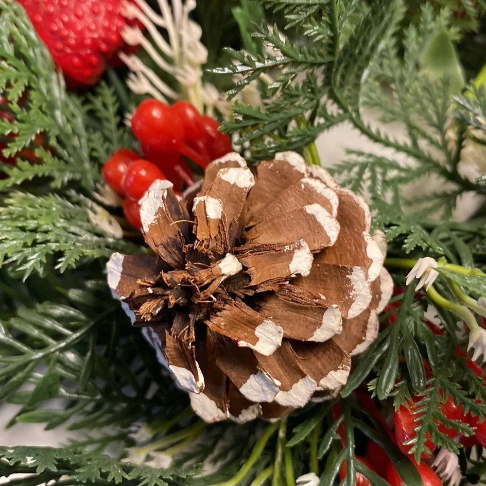 🎄🎄🎄 Plastic Christmas Candle Wreath